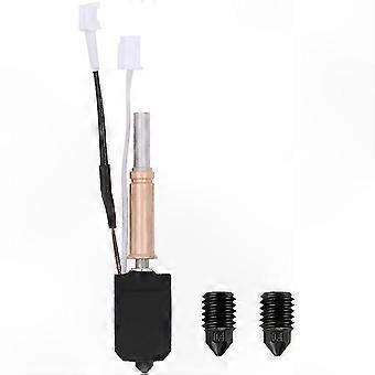 Oppgraderingssett for hotend kompatibel med Kobra 3-serien 3D-skriver, 24V 60W keramisk varmeelement med integrert halsvarmeblokk