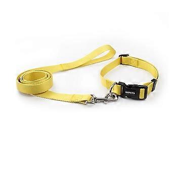 Nylon Adjustable Dog Collar Leash Lead Pet Cat Dog Collar Traction Leash Suitable for Small Large Dogs Bulldog Pugs BeaglePet Leashes