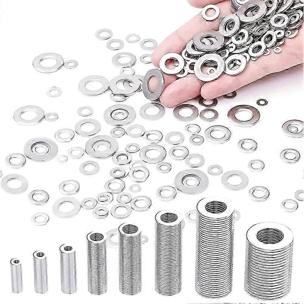 Flat Washers Kit Multiple Sizes Versatile For Home Auto Repair Projects SFE