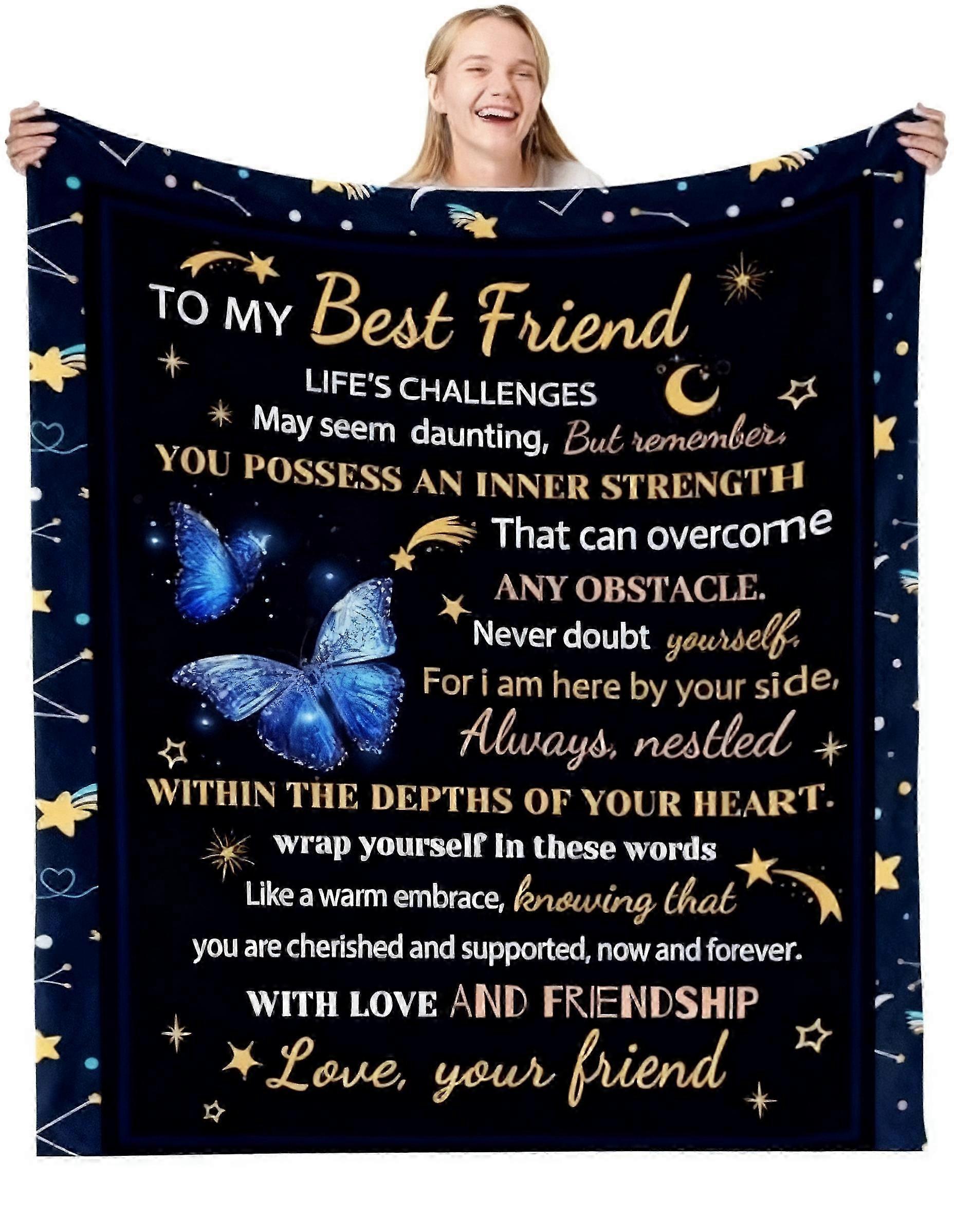 Cozy Motivational Throw Blanket