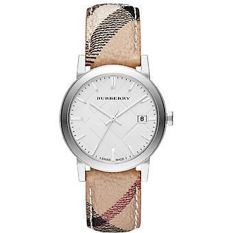 Burberry city Quartz Analog Unisex Watch with BU9025 Cowskin Bracelet