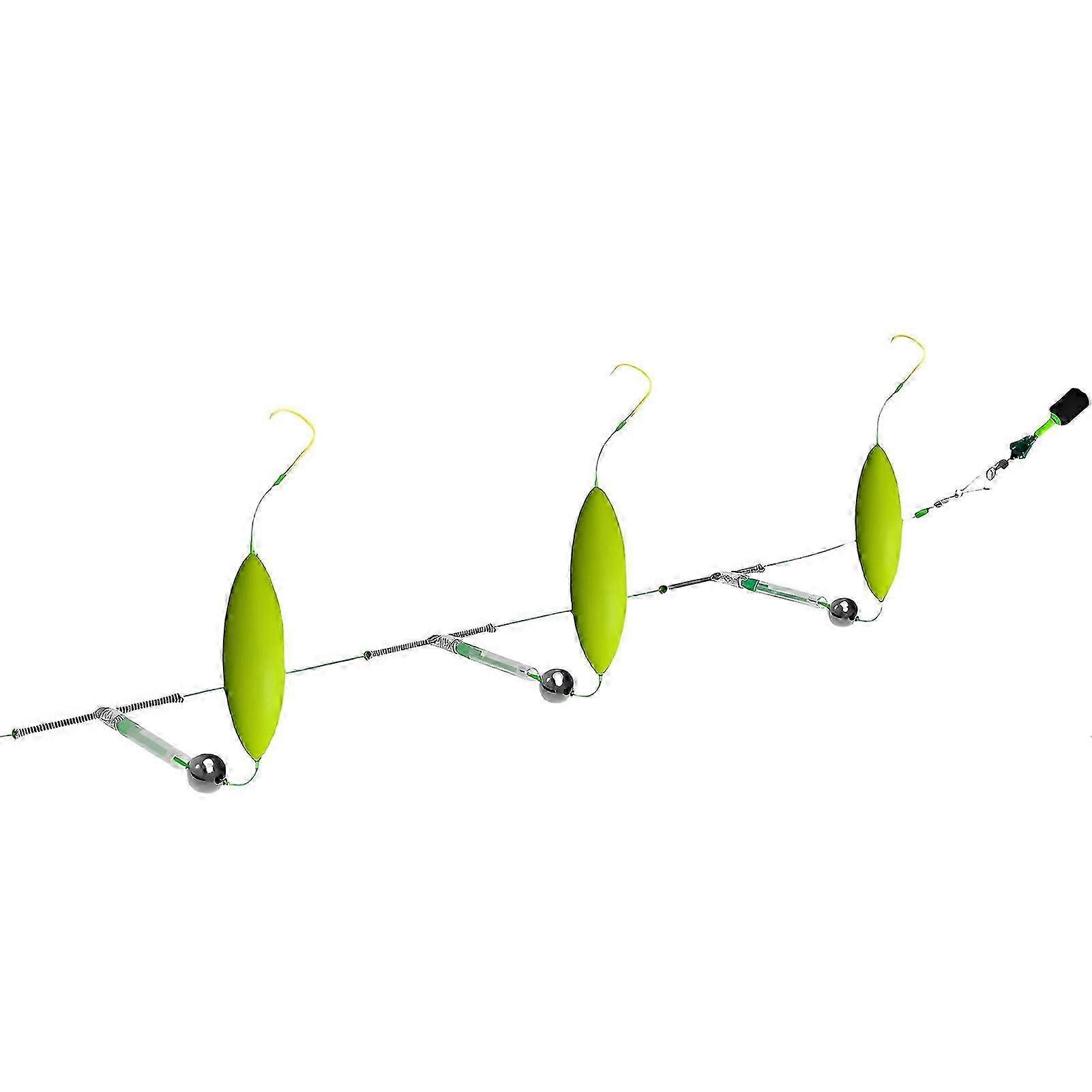 Smooth-Casting Three Hook Fishing Rig
