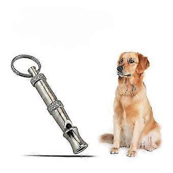 Silbato para perros de acero inoxidable, de 5,2 cm.