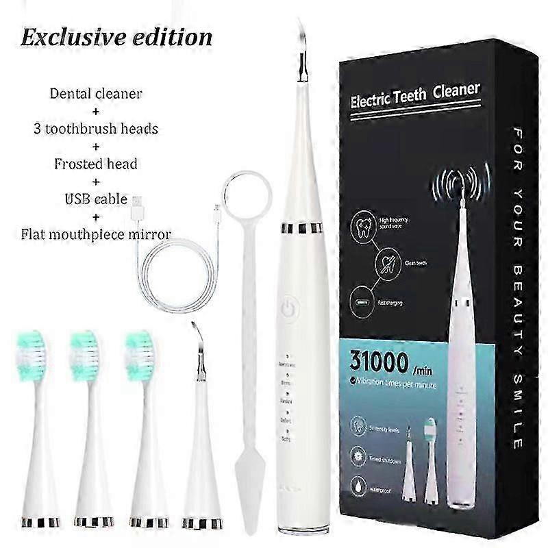 Multifunctional Electric Toothbrush White