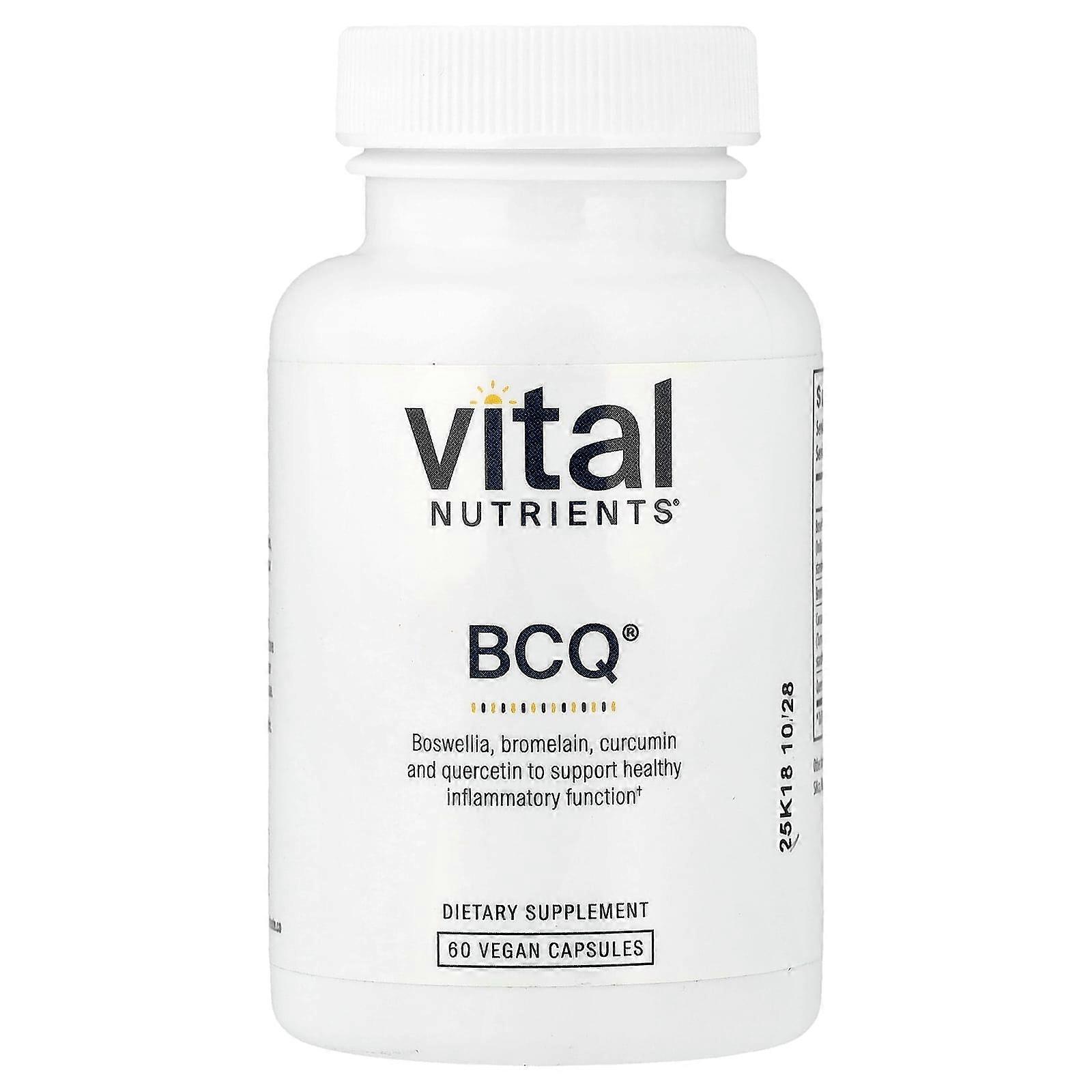 Vital Nutrients, BCQ, 60 Vegan Capsules