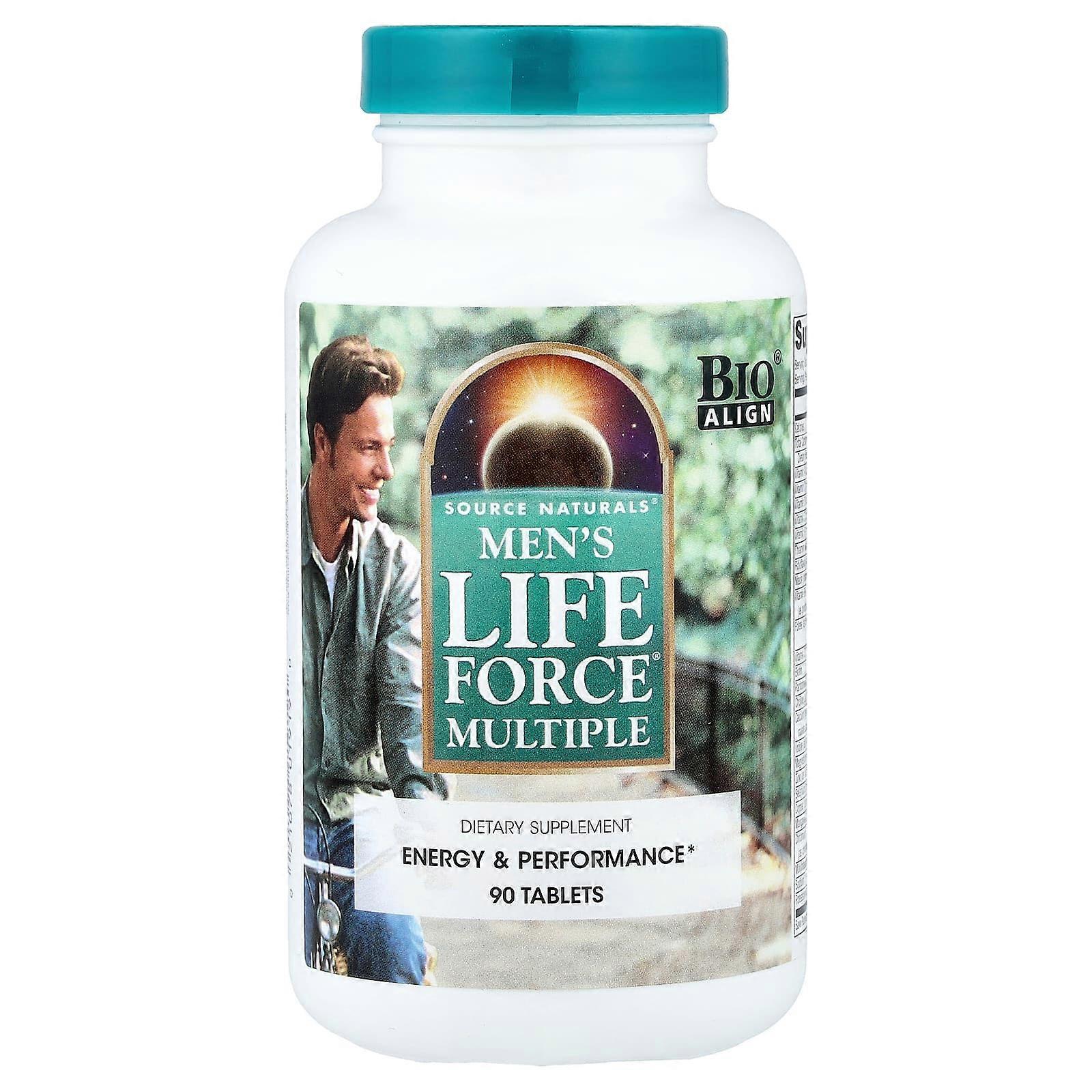 Source Naturals, Men's Life Force Multiple, 90 Tablets