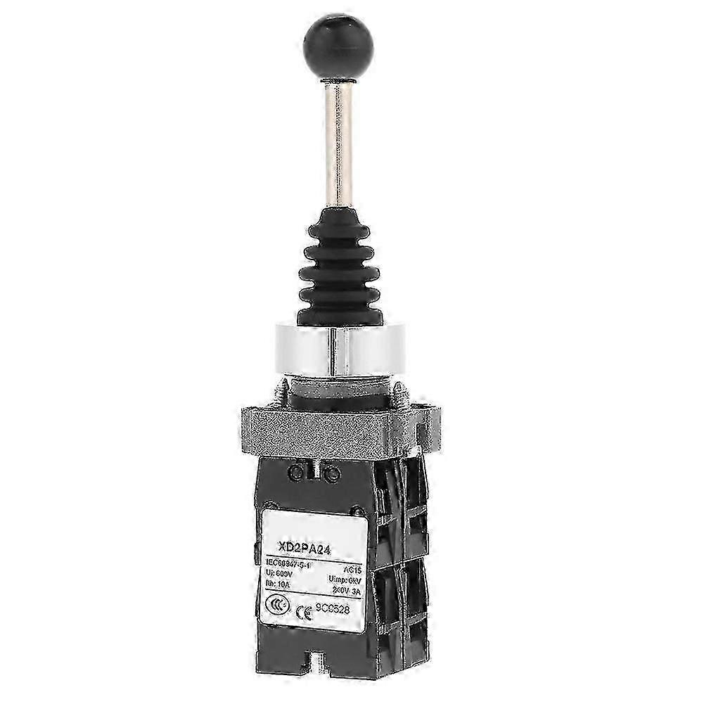 Joystick Switch, Joy Stick Controllers 4 Position Spring Return Switch Replacement Industrial Switches Black