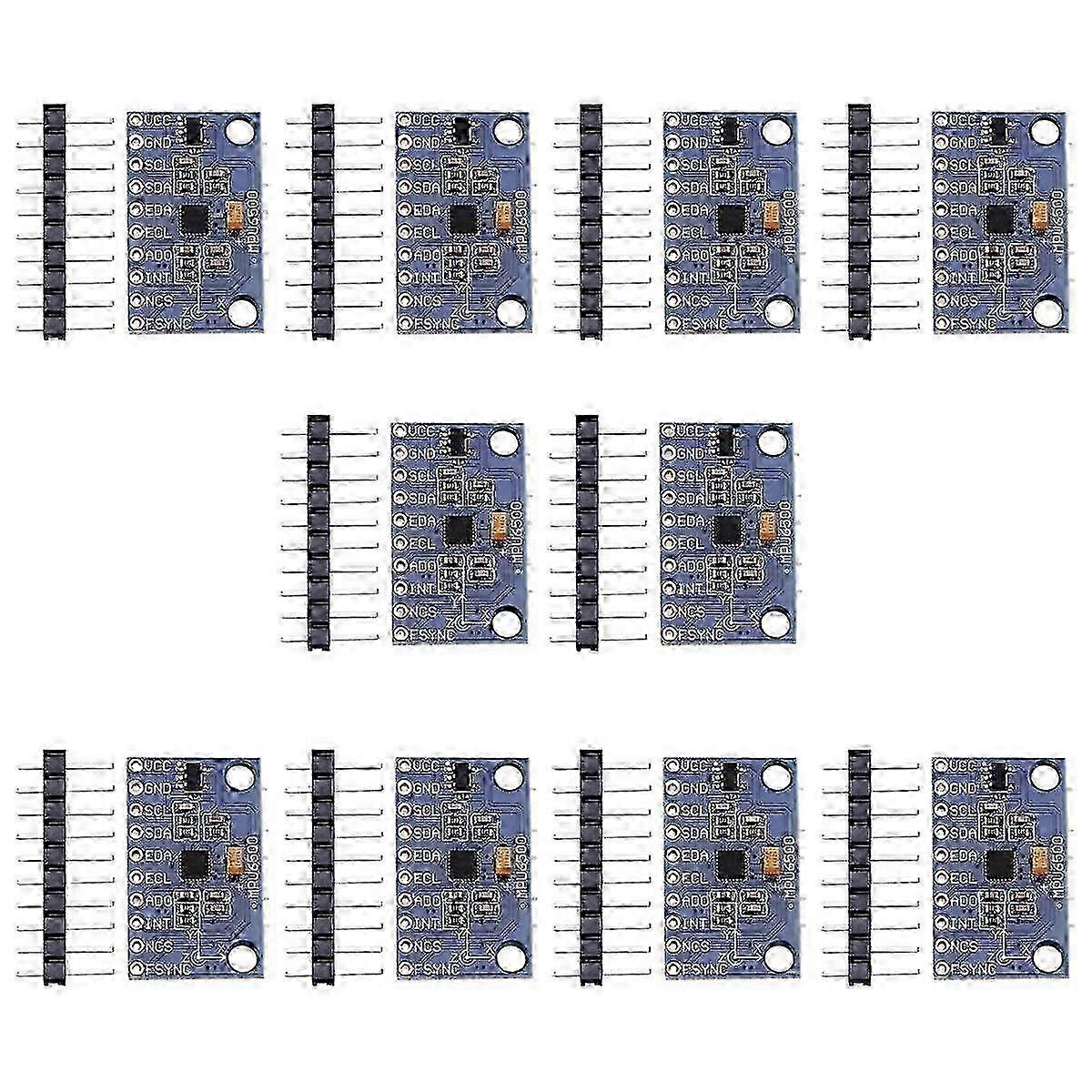 10Pcs MPU6500 Gyroscope Accelerometer Sensor Module 6-Axis -6500 Sensor Module IIC Communication Protocol 26-27