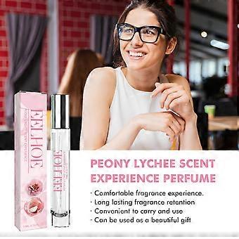 2pcs Peony Lychee Perfume, Natural Fresh Fragrance Portable Niche Scent for Daily Use