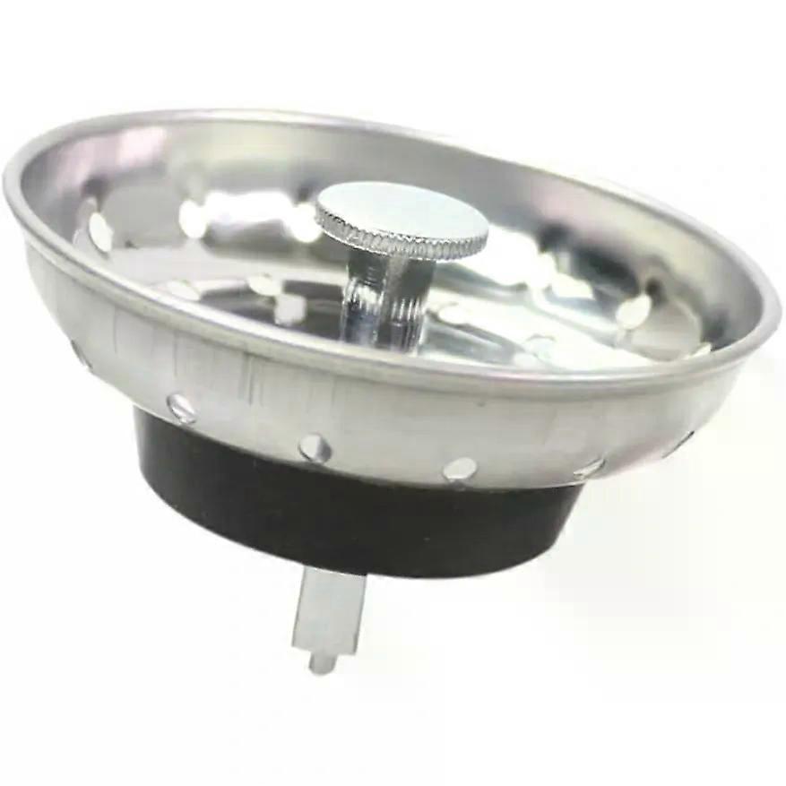 Silver Stainless Steel for Sink Strainer Plug Kitchen Drain