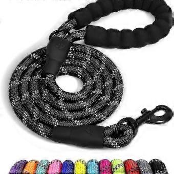 Padded Reflective Dog Leash Durable