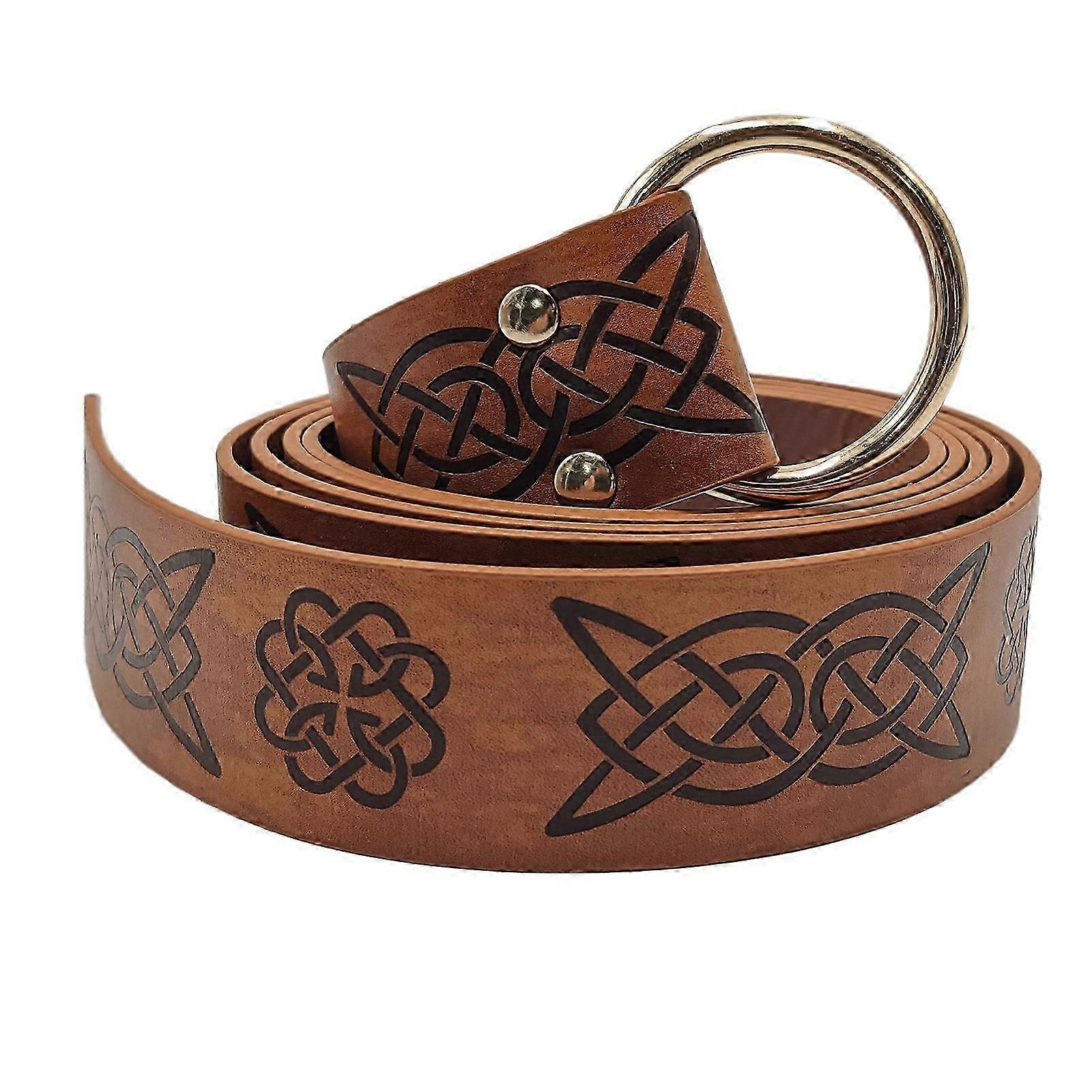 Adjustable Medieval PU Belt With Pouch