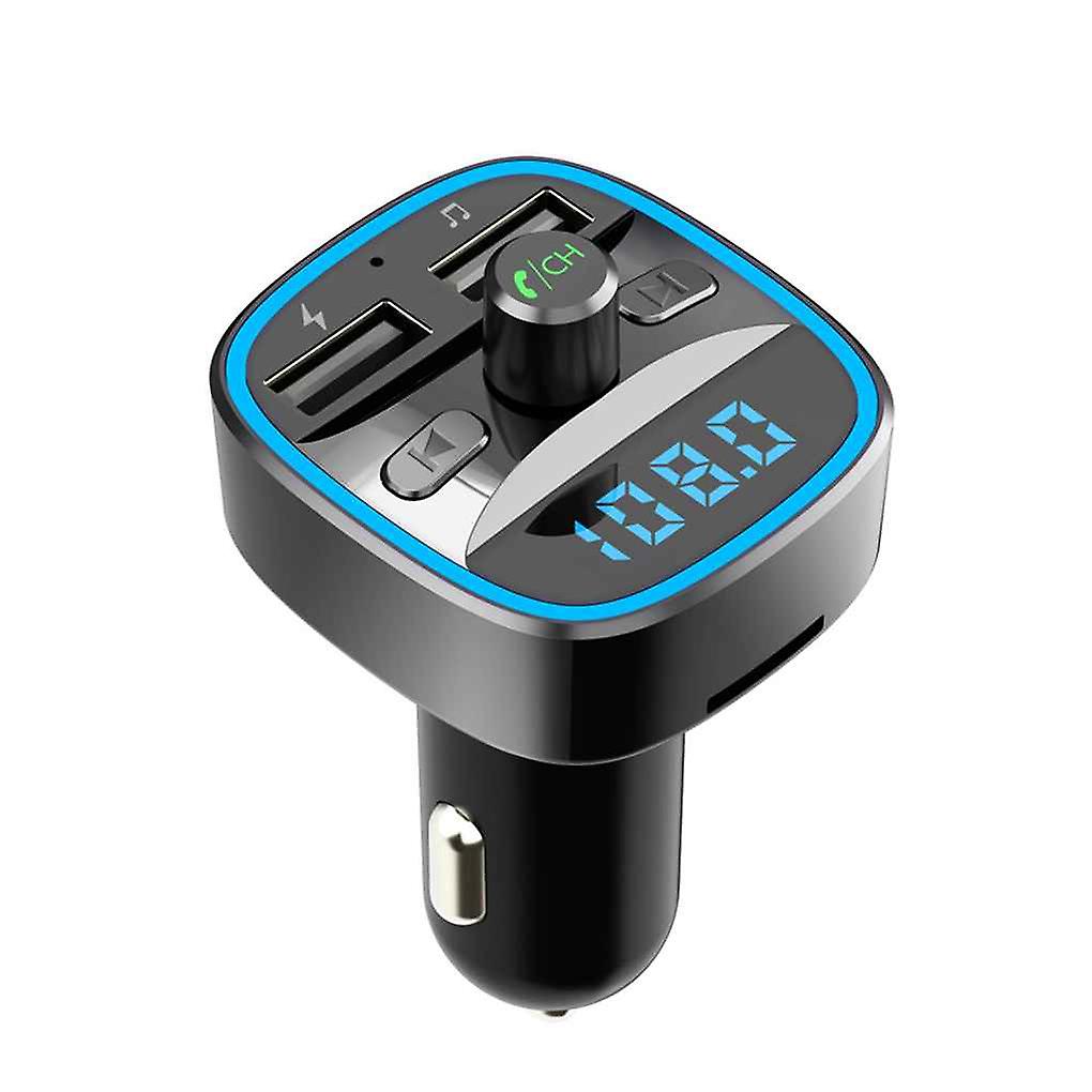 Car Fm Transmitter Car Charger Bluetooth Mp3 Player Intelligent Voice Navigation