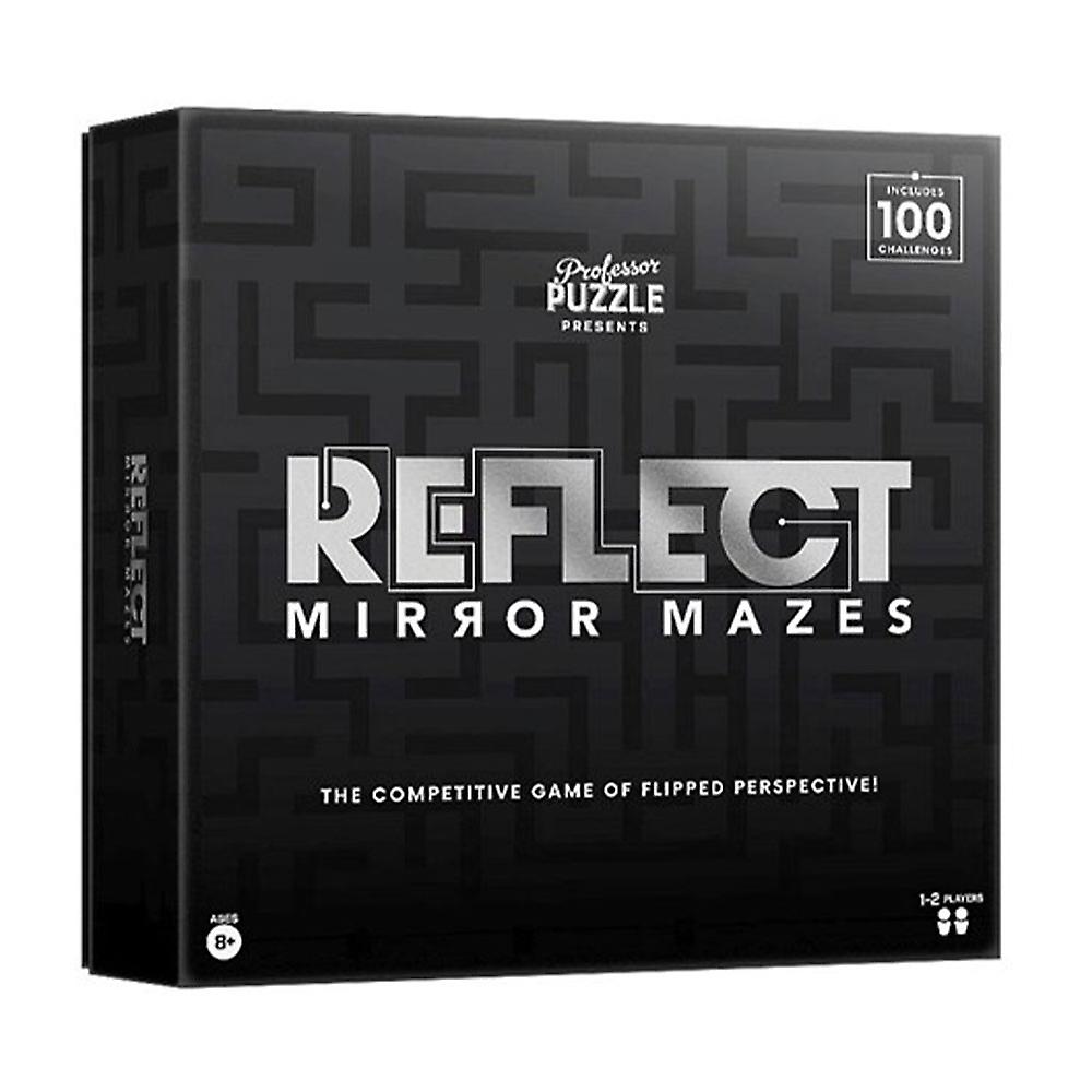 Professor Puzzle Reflect Mirror Maze Card Game for 1 to 2 Players Ages 8+ and Up