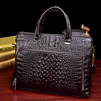Sac Bandoulière En Cuir Véritable Pour Homme – Mallette/sacoche Multifonction, Neuf Avec étiquettes