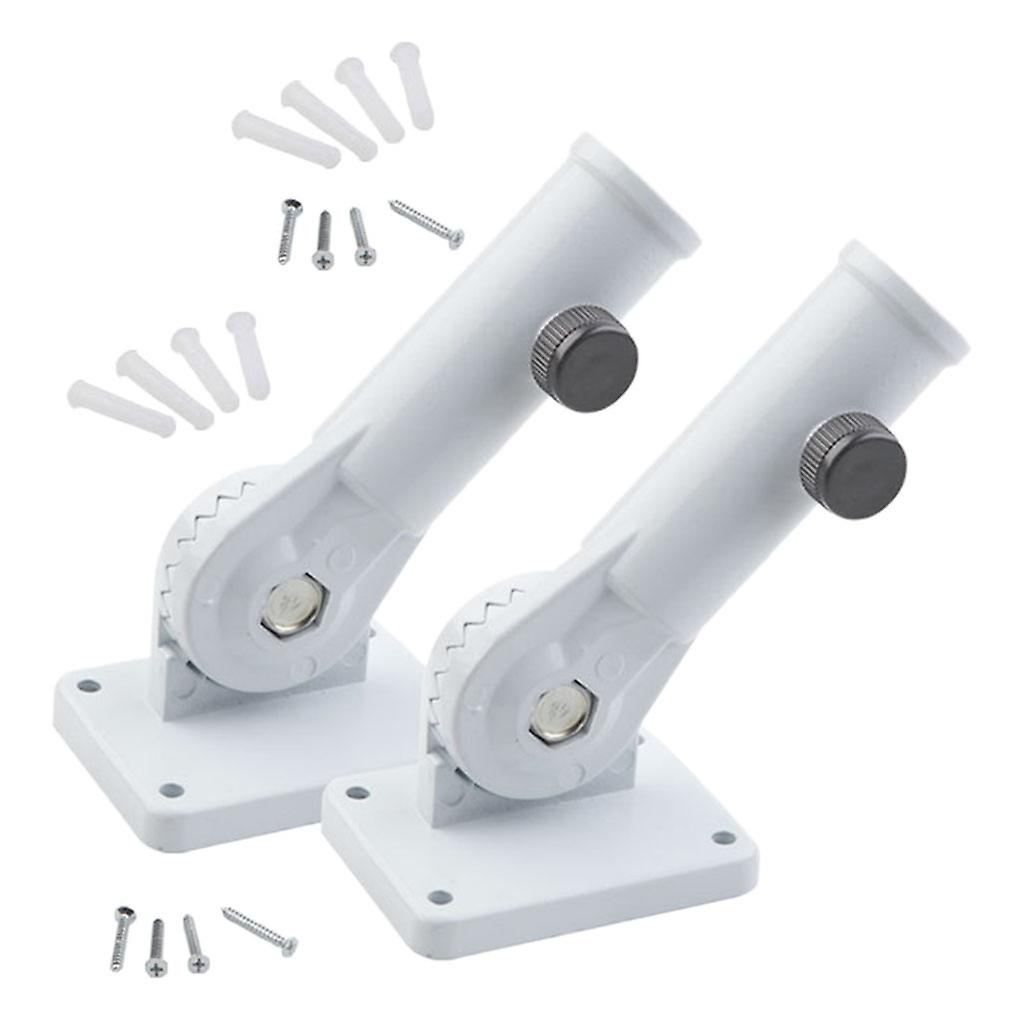 2x  1" Flag Pole Holder Bracket Mounting Bracket with Hardwares