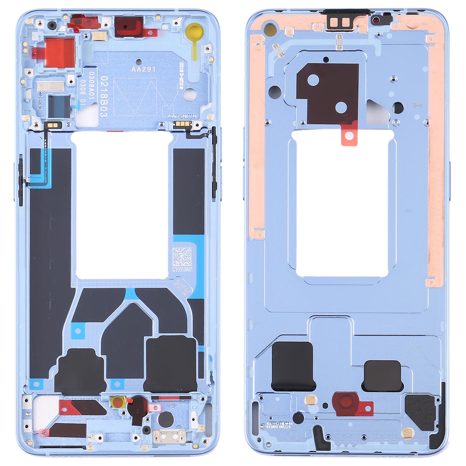 Front LCD Frame Bez Plate For OPPO Reno7 5G China Siyah