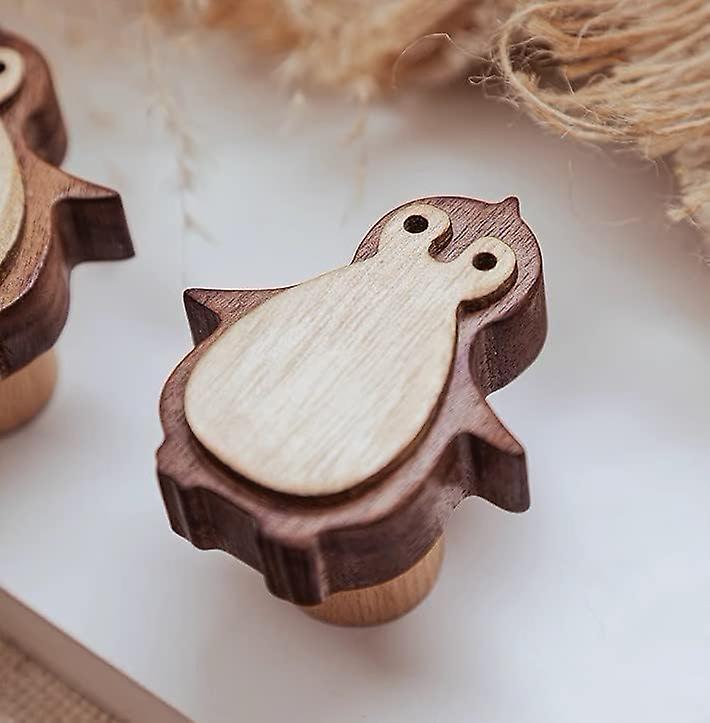 PLIGREAT 6 Tier-Wandhaken Aus Holz – Niedliche Kaninchen, Katzen & Mehr