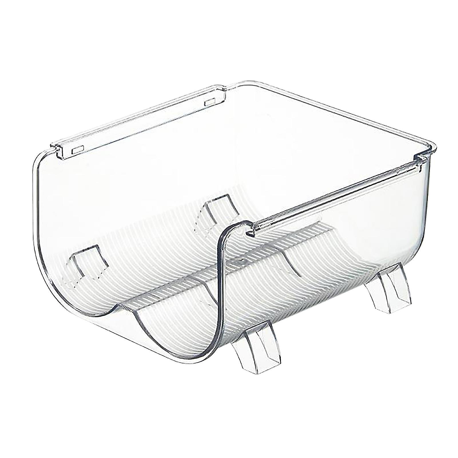 Water Bottle Organizer Transparent Stackable Space Saving Water Bottle Storage Rack for Vacuum Cup 2 Grids