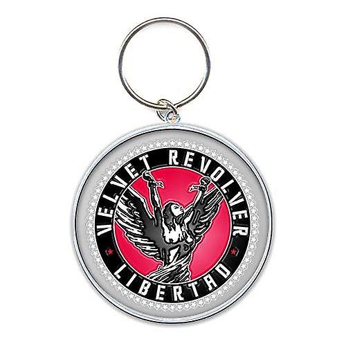 Velvet Revolver Circle Logo Enamel Keyring