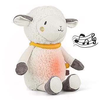 Sleep Soother Toy Sheep Plush Toy Soft Stuffed Animal With Sounds For Toddler Boys And Girls
