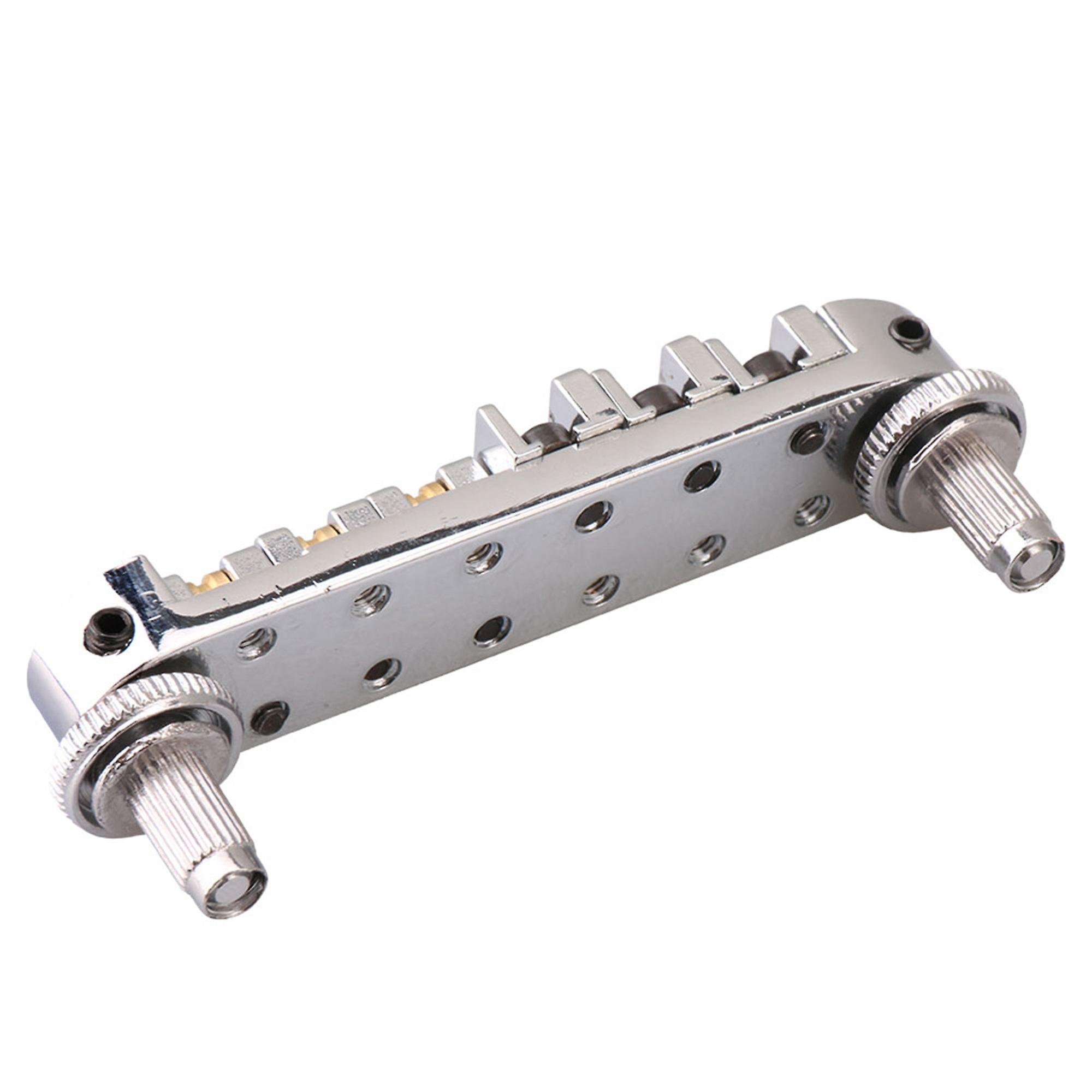 BRASS ROLLER SADDLE TUNE-O-MATIC BRIDGE FOR ELECTRIC GUITAR