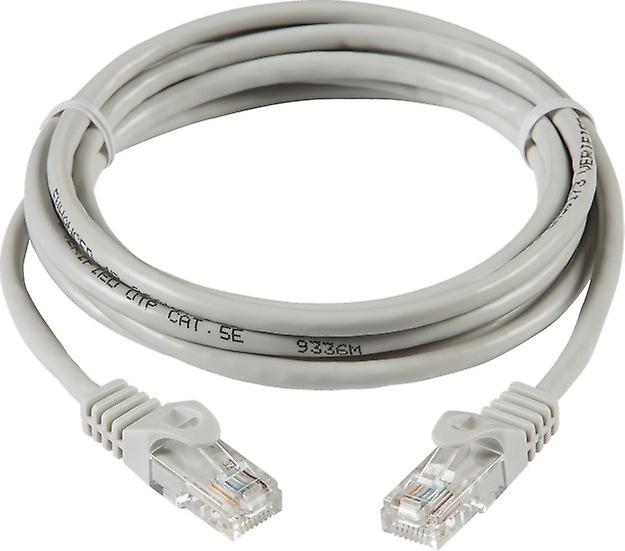 Knightsbridge 5m UTP CAT5e Networking Cable - Grey - NETC55M