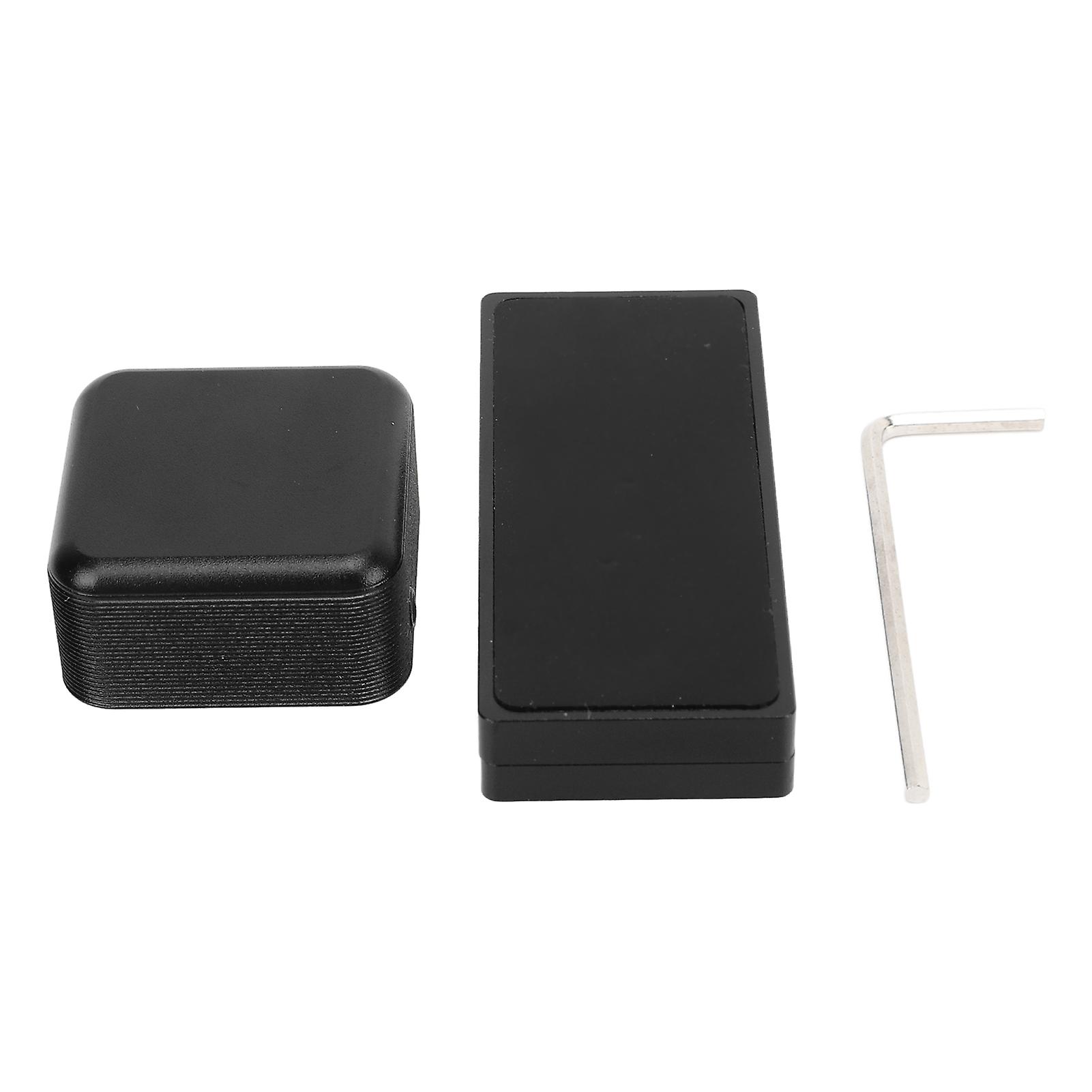 Multi-function magnetic chalk clip, portable chalk holder, billiard accessory, black