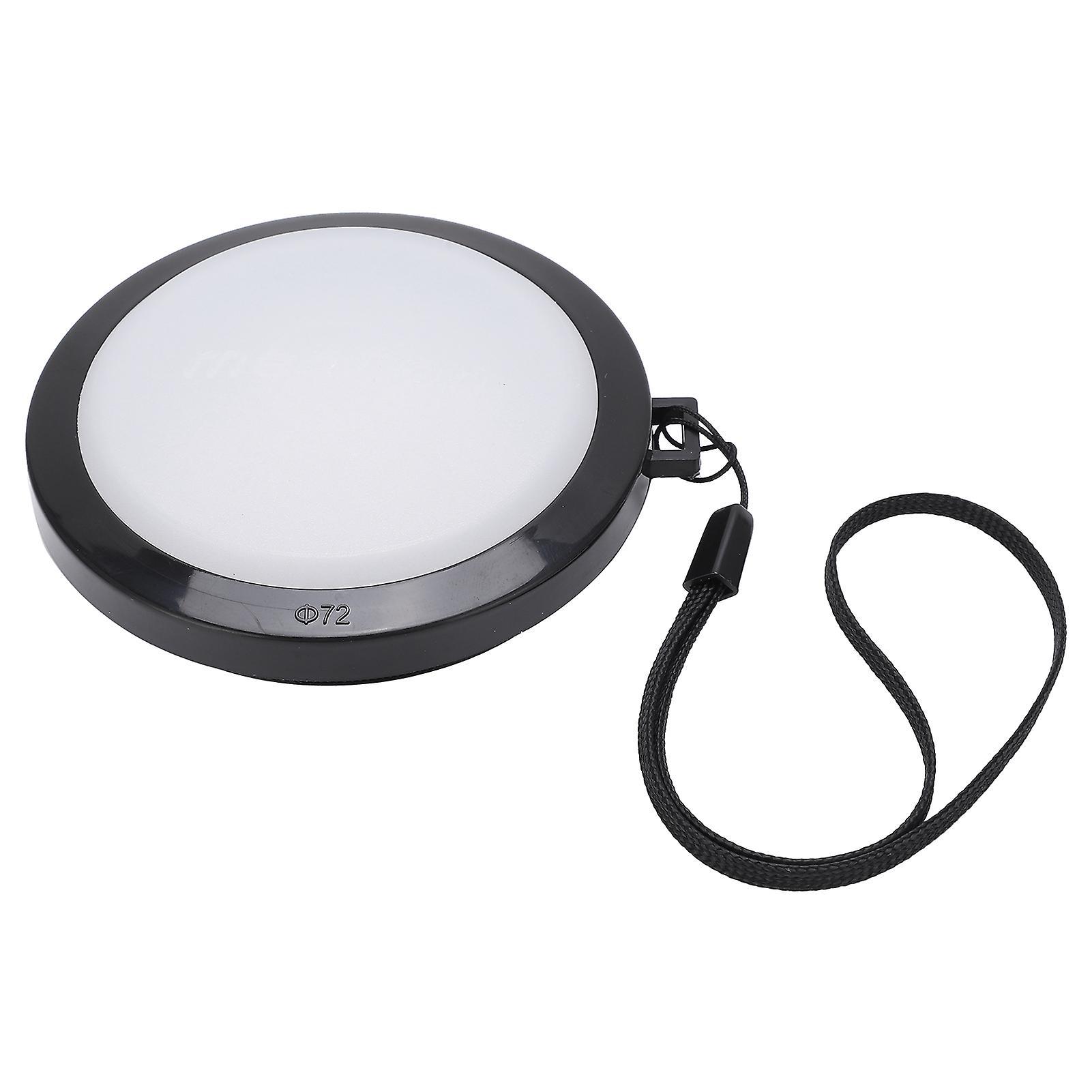 MENNON Camera Lens Cap for White nce, Anti-Corrosion Plastic Cap (72mm 2.8inch)