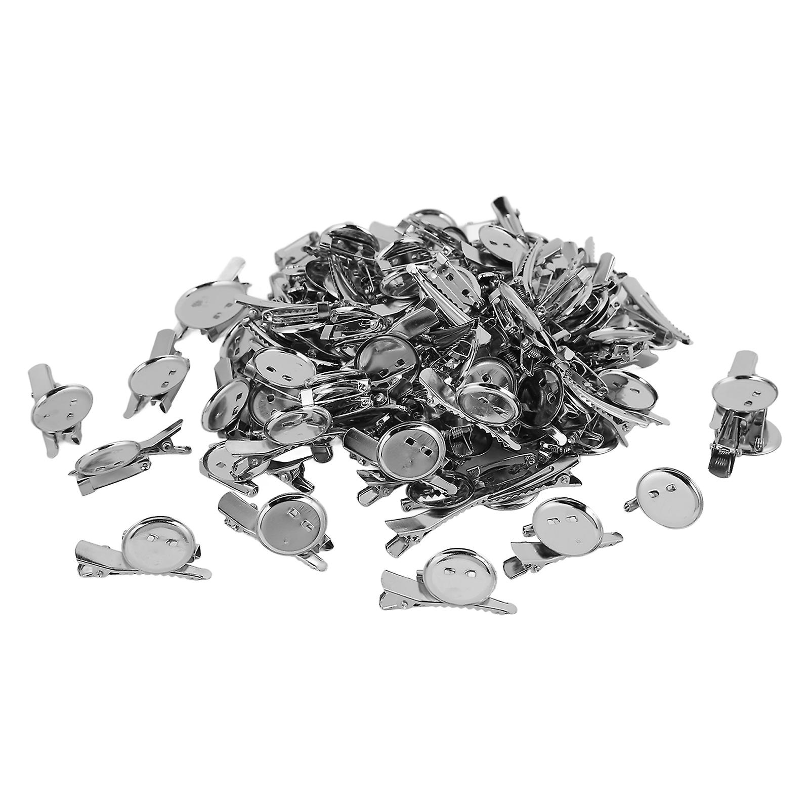 100Pcs Blank Metal Button Badges Durable DIY Custom Pins Set