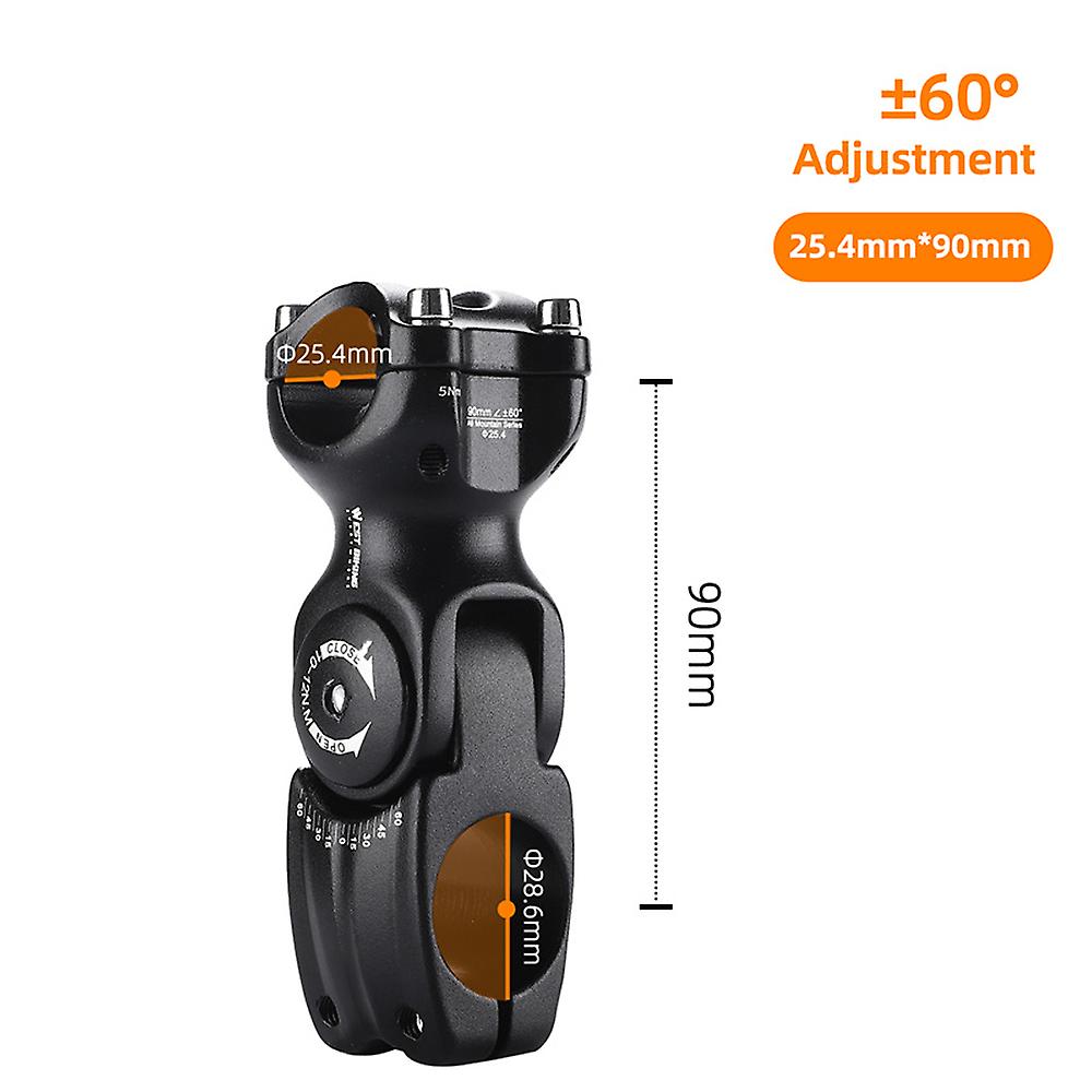 Adjustable Bicycle Handlebar Stem Variable 60 Degree Angle