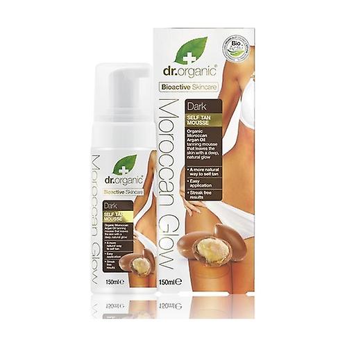 Organic Moroccan Glow Self Tan Mousse Dark 150 ml - Intense Self-Tanning Mousse 150 ml