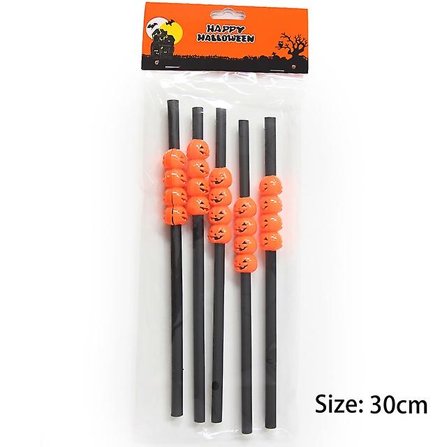 1SET Halloween Disposable Tableware Witch Pumpkin Ghost Printed Paper Plates Cups Straws for Hallowe