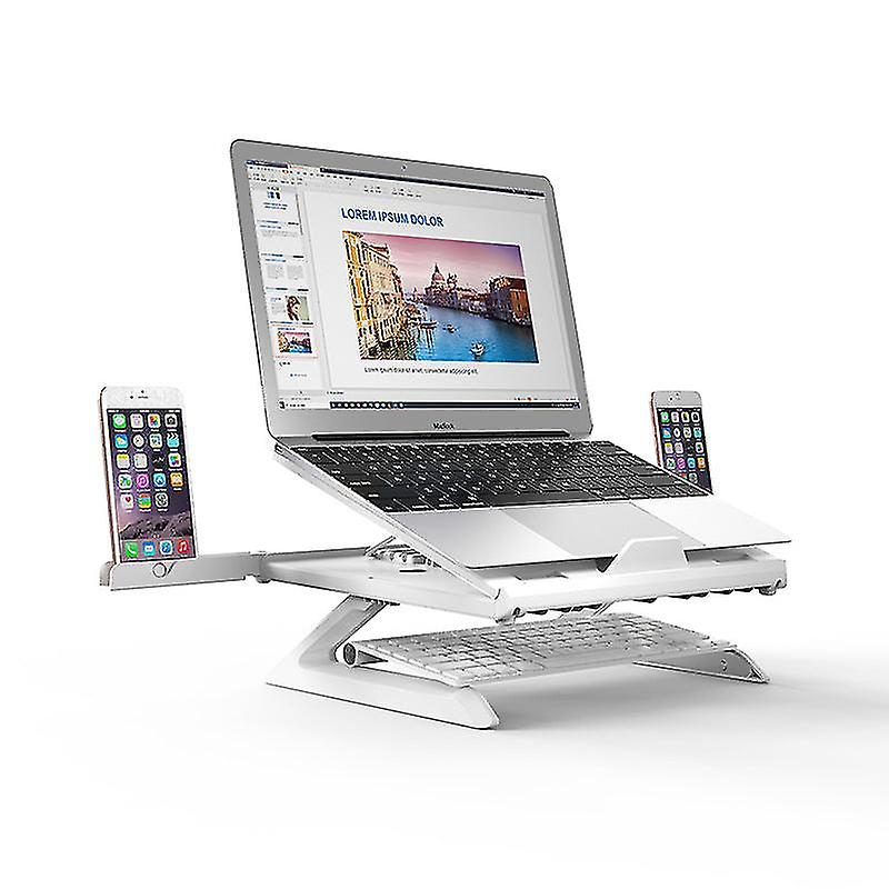 Laptop Stand 9 Angles Adjustable Desktop Standing Lapdesk Smartphone/ Notebook Riser Holder