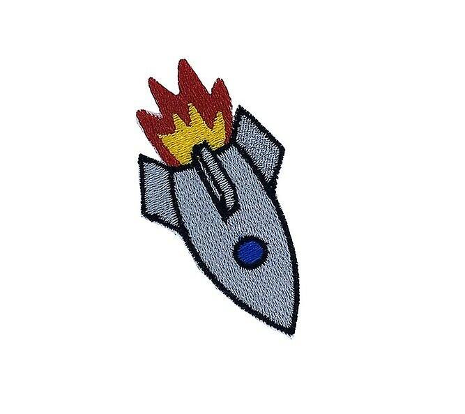 Patch ecusson brode thermocollant fusee spatiale vaisseau espace astronaute