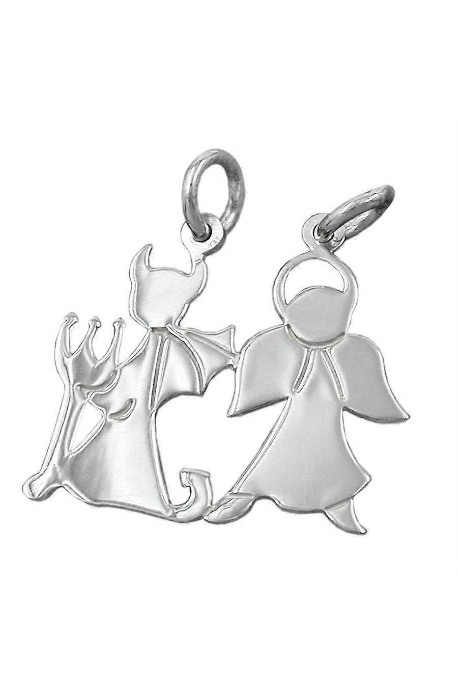 Pendant Friendship Angel-devil Silver 925 - Gl90988
