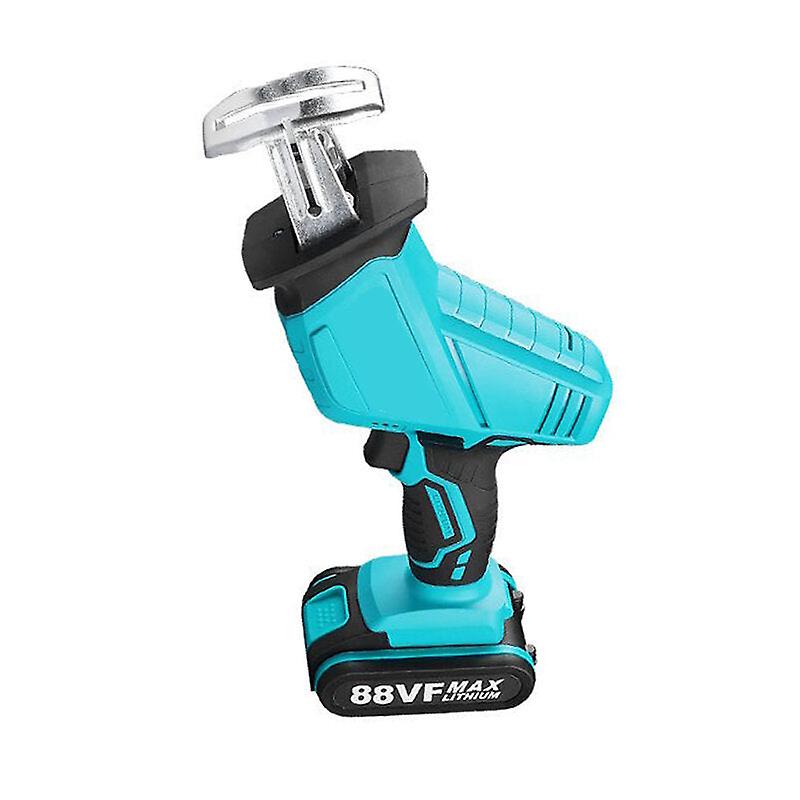 21V Coedless Handheld Electric Reciprocating Saw Variable Speed Electric Saw With 4xsaw Blades Tools