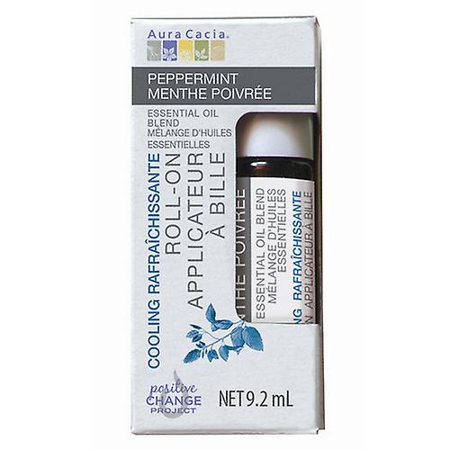Peppermint Essential Oil Roll On, 9.2 Ml by Aura Cacia (Pack of 2)
