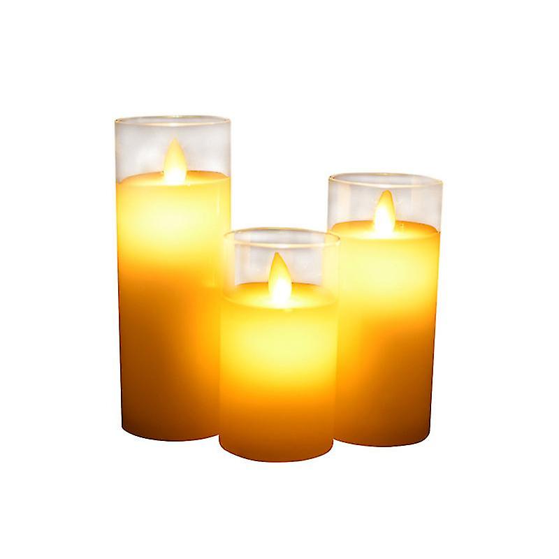 3pcs Flameless Candle Light
