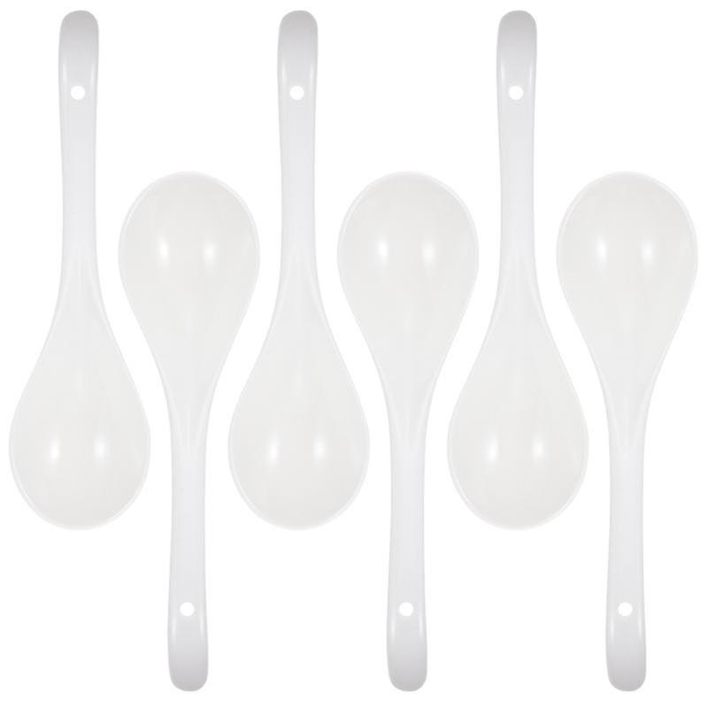 6pcs Ceramic Serving Spoons