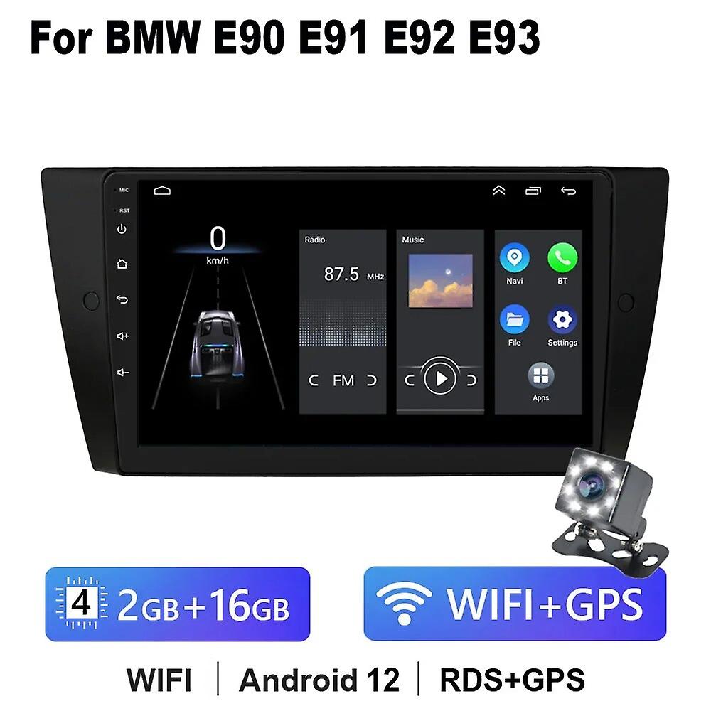 Auto Android 13 Lettore Radio Multimediale Per Bmw E90 E91 E92 E93 3 Serie Gps Navigazione Audio Stereo Unità Principale 1 Din 2din No Dvd