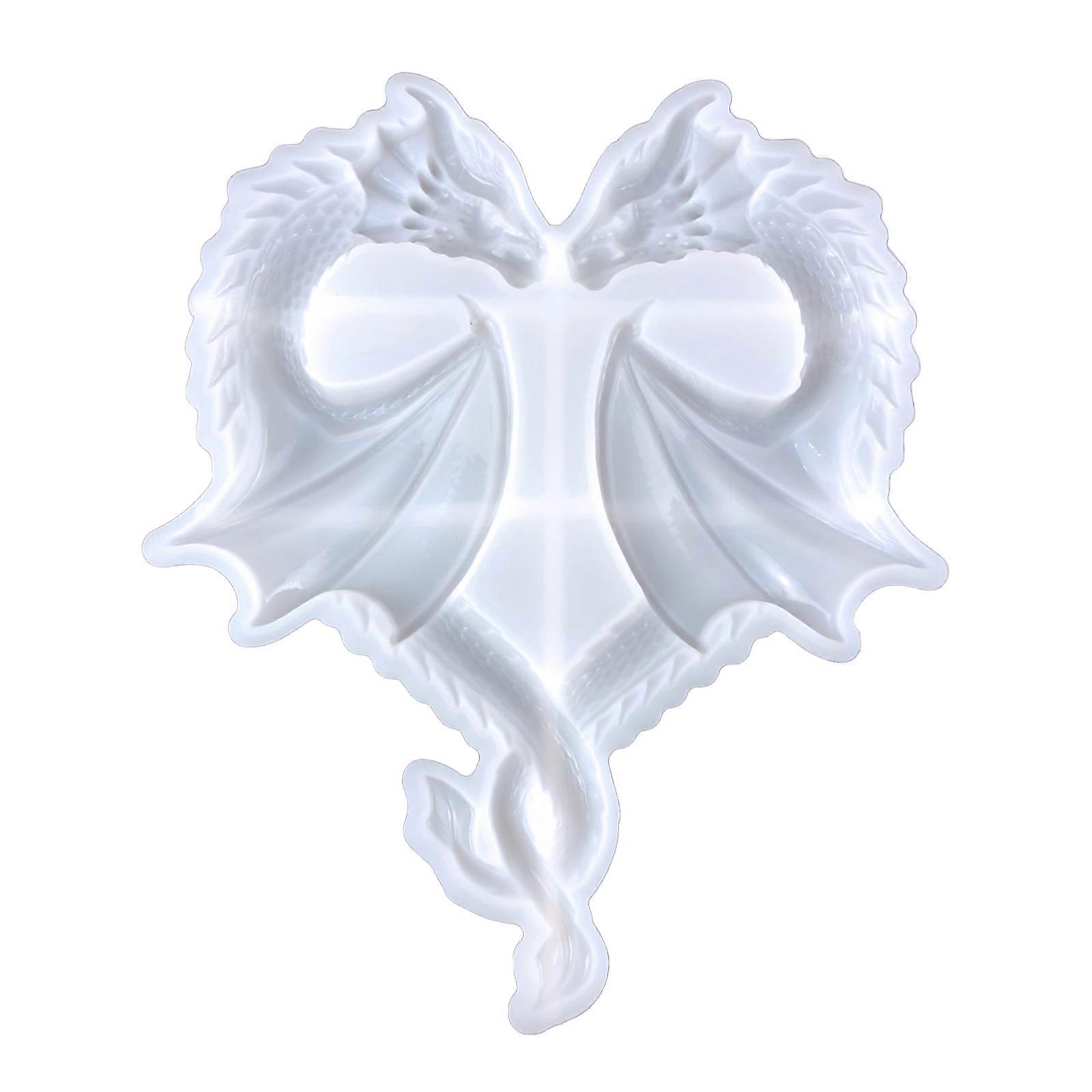 Drachenförmige Epoxid-Silikonform DIY-Drachenform-Gussform Drachenhandwerk Herstellung Form