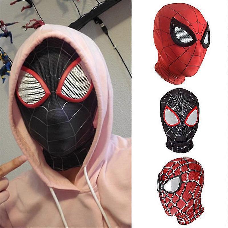 3d Spiderman Homecoming Masks Peter Parker Miles Morales Raimi Superhero Cosplay Costume Masks Halloween Headgear