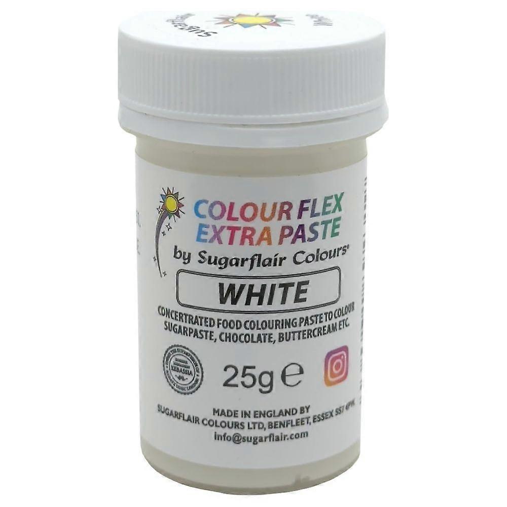 Sugarflair Colour Flex Extra Lebensmittelfarbe Paste 25g - Weiß