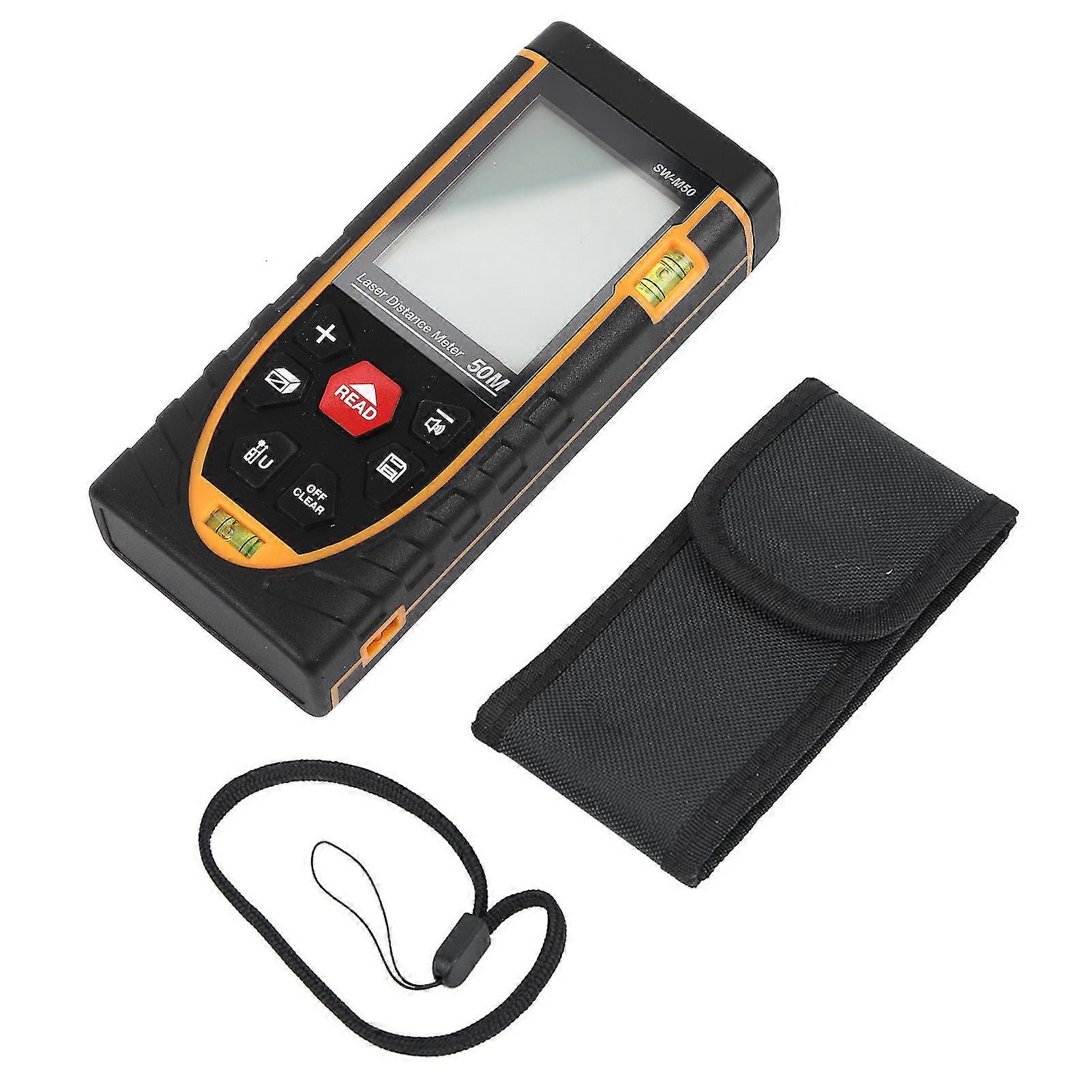 KINCJON SNDWAY Handheld Digital Laser Distance Meter Self Calibration Length/Volume Measure Tool 40m-YM