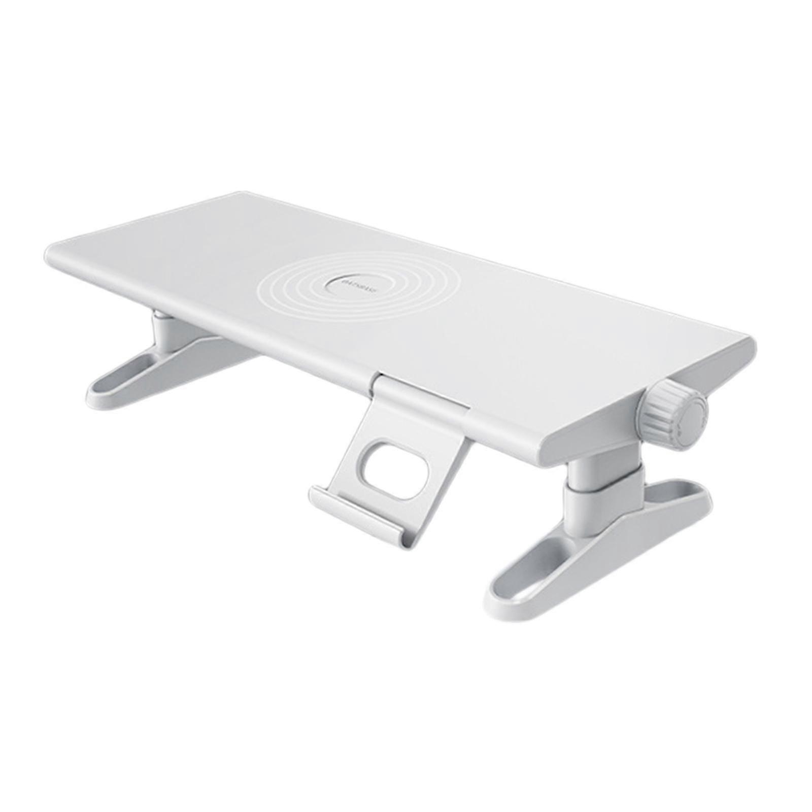 Monitor Riser Ständer Desktop Halterung Laptop PC AntiRutsch Monitor Ständer für Schreibtisch weiß