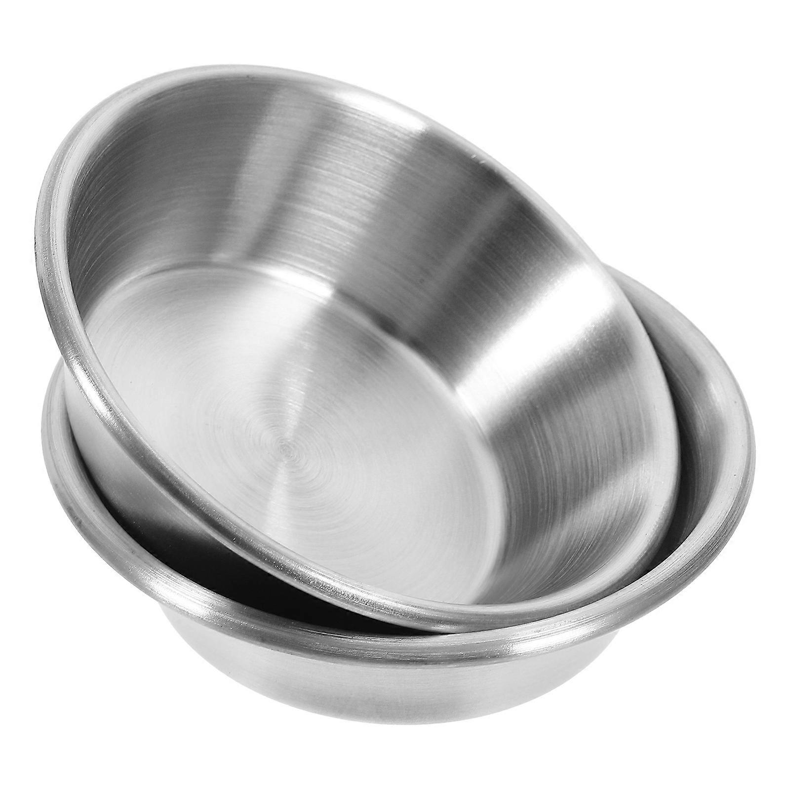 2pcs Salad Dressing Sauce Cups Small Condiment Cups Dipping Sauce Cups Containers 8cm