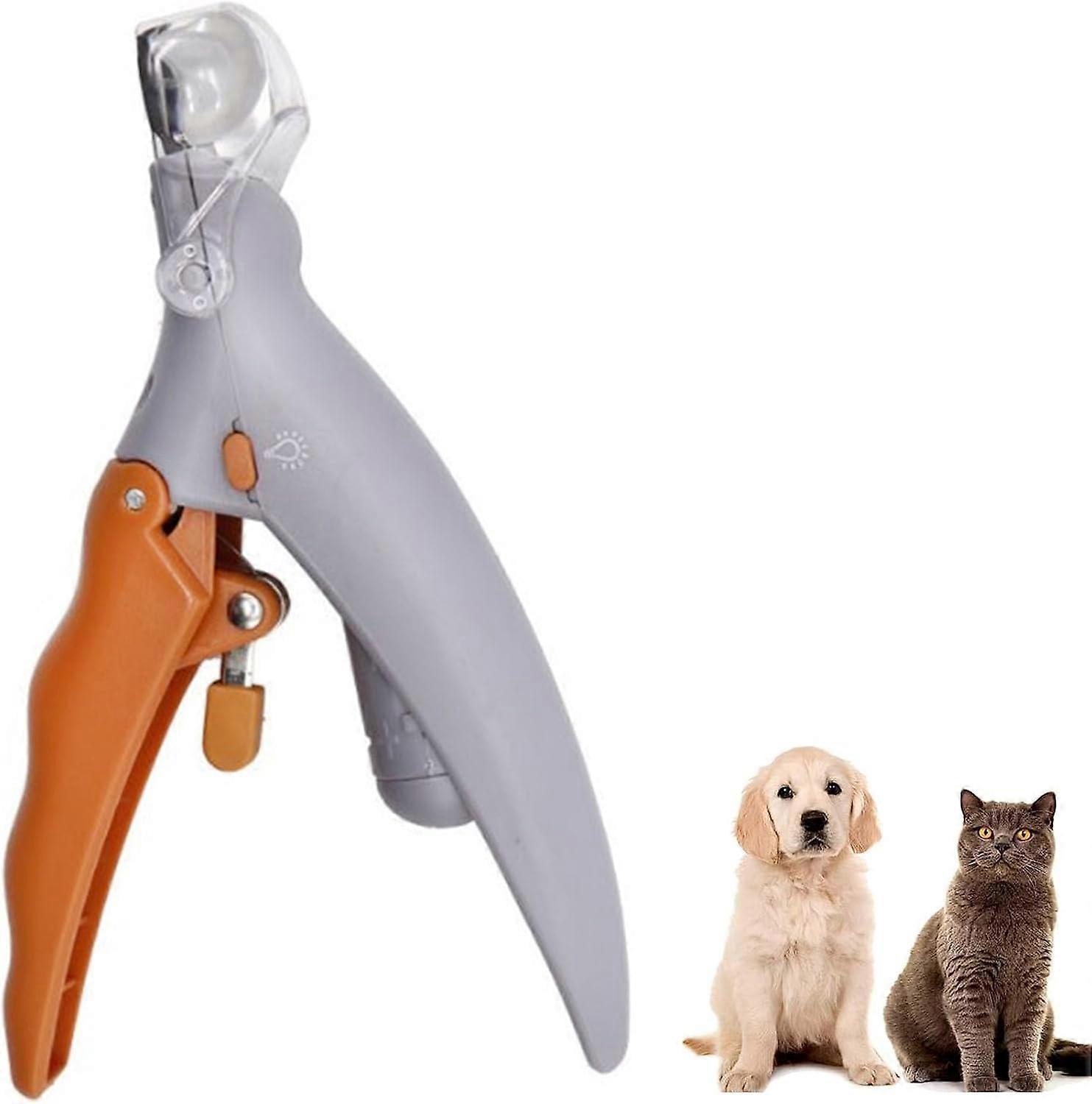 Dog Nail Clippers, Pet Nail Clippers with Light, LED Light Pet Nail Clipper