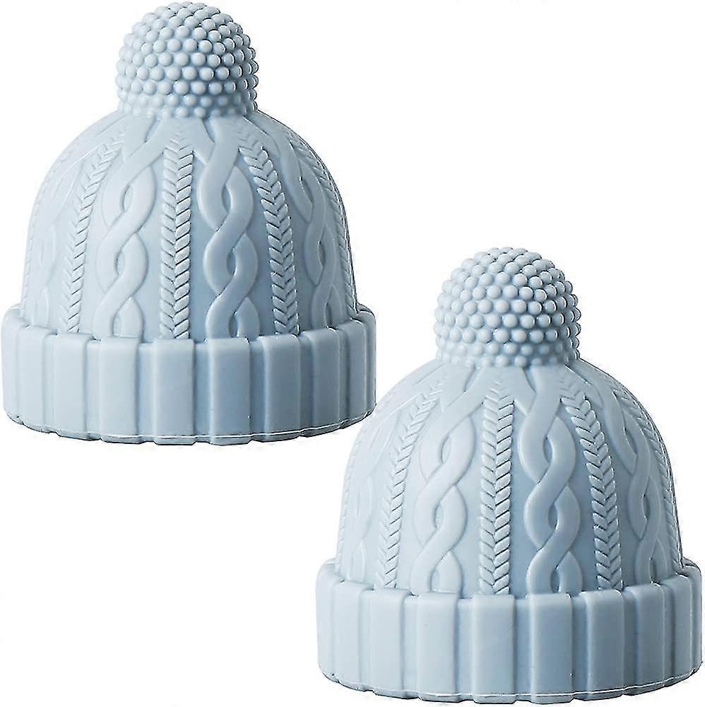 Cute Silicone Corks For Drinks And Wine Bottles (blue)