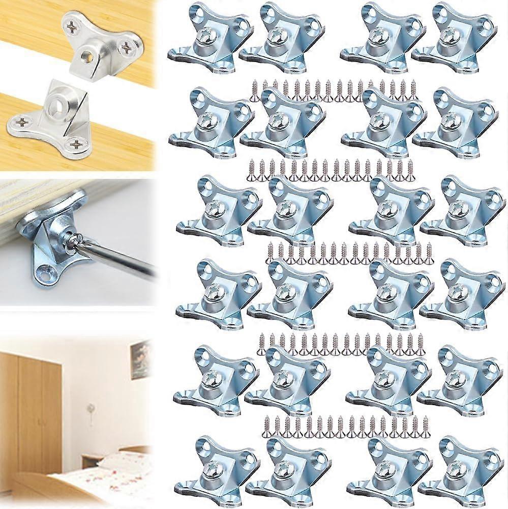 12/24PCS Removable Combination Butterfly Corner Code,Detachable Corner Brace,L Brackets Heavy Duty,L Shape Right Angle Support Connector Bracket for W